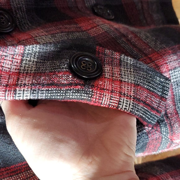Billabong wool blend plaid blazer jacket - Picture 5 of 8